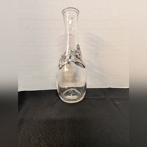 Seagull Pewter Vintage Daffodil Pewter and Glass Vase Canada 1999
